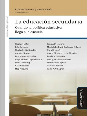cover image of La educación secundaria
